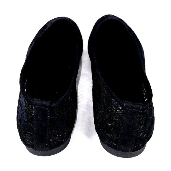 SEYCHELLES WOMEN'S BLACK MEMORY FOAM SEE-THRU MESH UPPER FLATS – SIZE 9W - Picture 4 of 12
